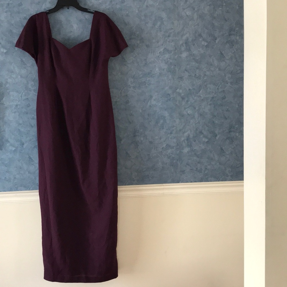 Formal floor length dress, free shoes, gloves